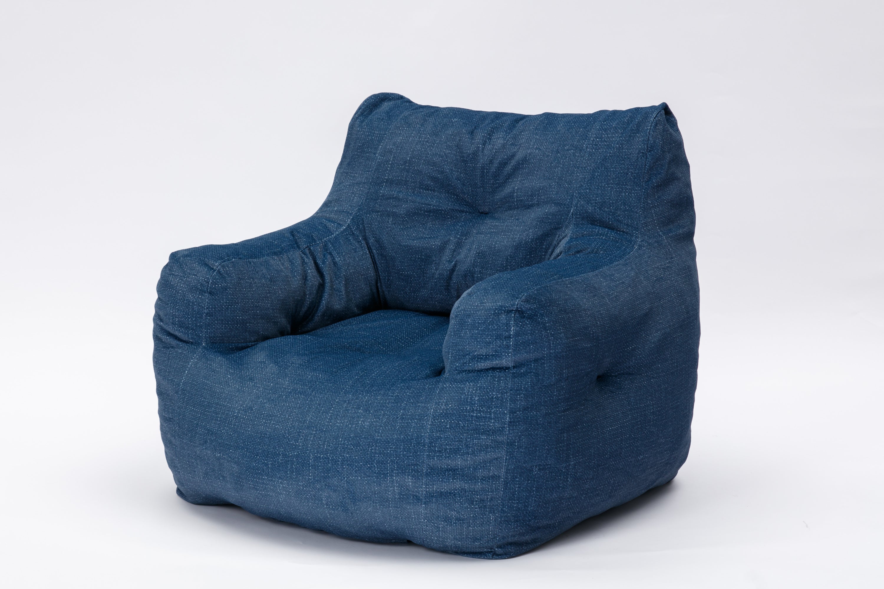 Velvet Bean Bag Chair w/ Memory Foam Filling-American Furniture Outlet