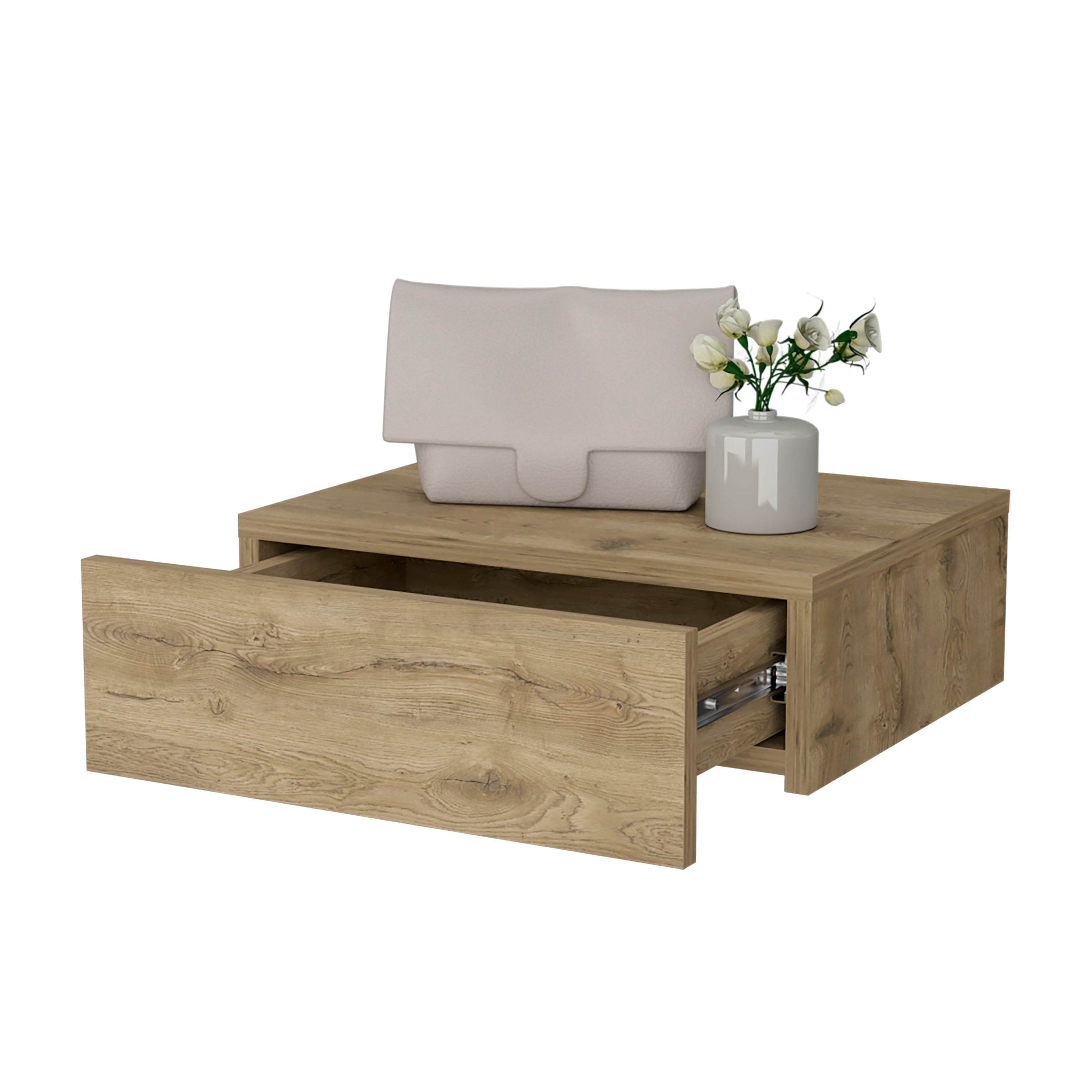 Vienna Floating Nightstand - Wall-Mounted-American Furniture Outlet