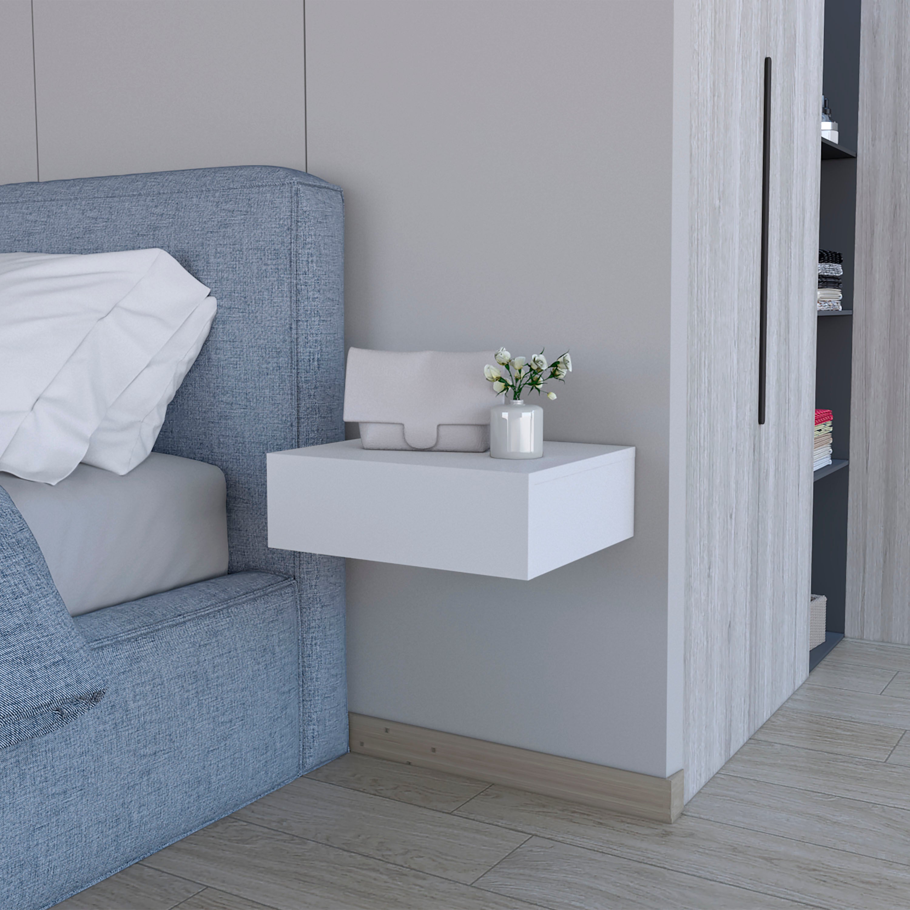 Vienna Floating Nightstand - Wall-Mounted-American Furniture Outlet