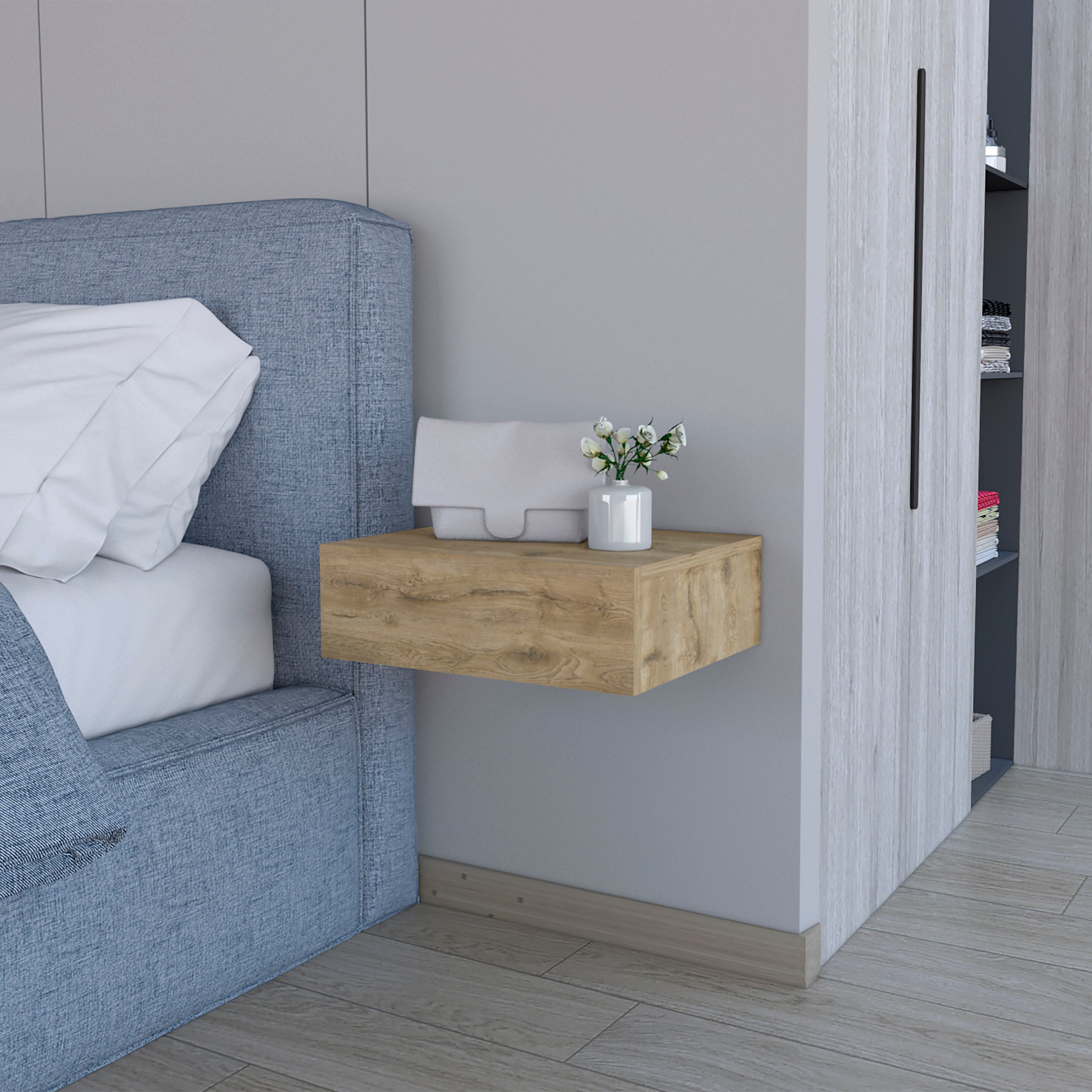 Vienna Floating Nightstand - Wall-Mounted-American Furniture Outlet