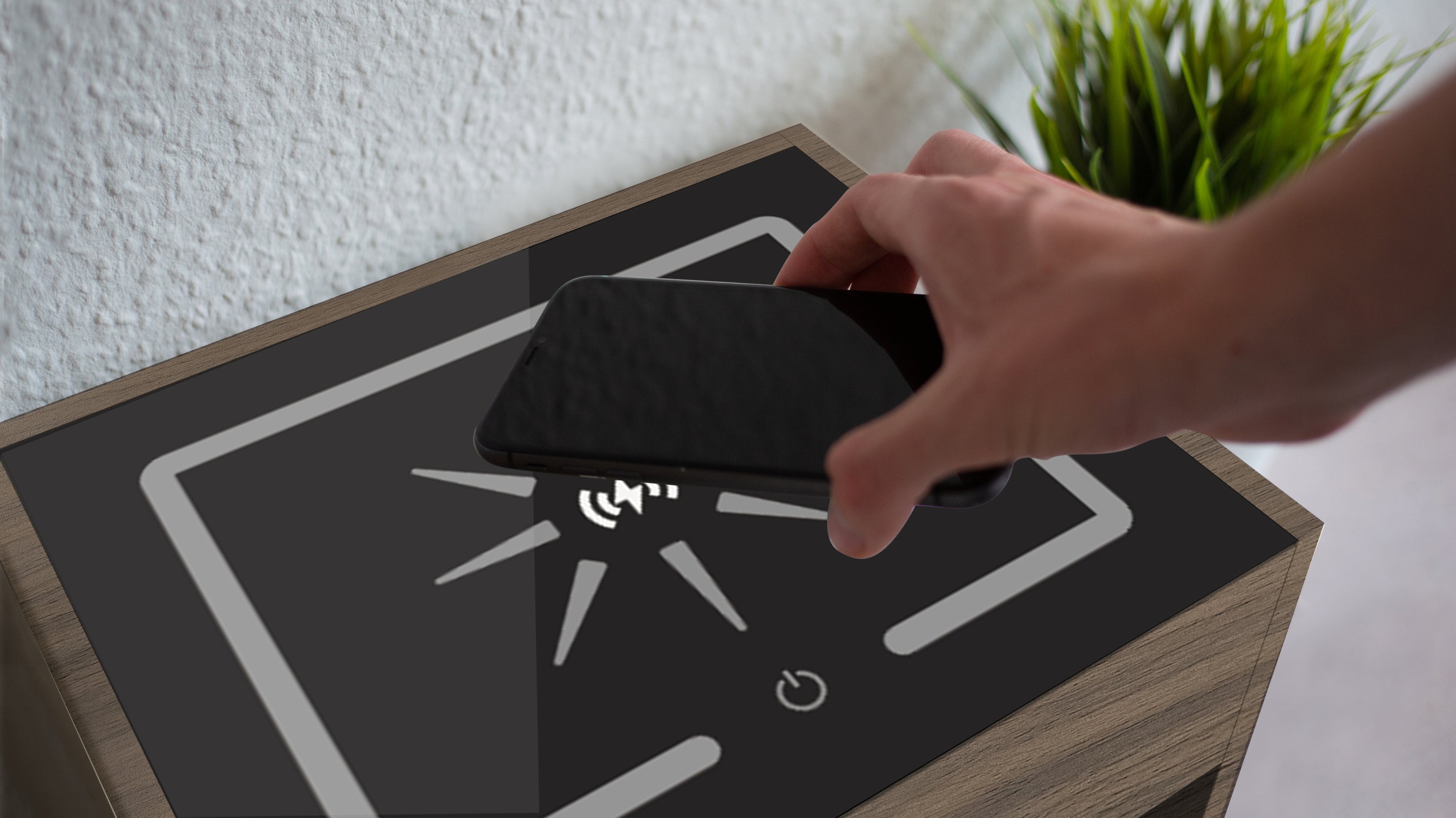 Wireless Charging Nightstand-American Furniture Outlet