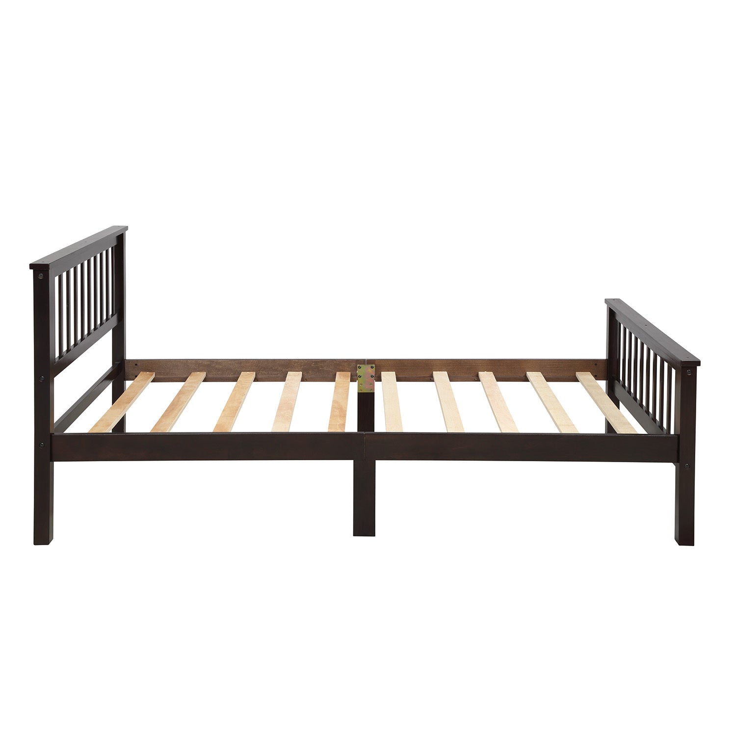 Wood Twin Platform Bed w/ Headboard & Footboard-American Furniture Outlet