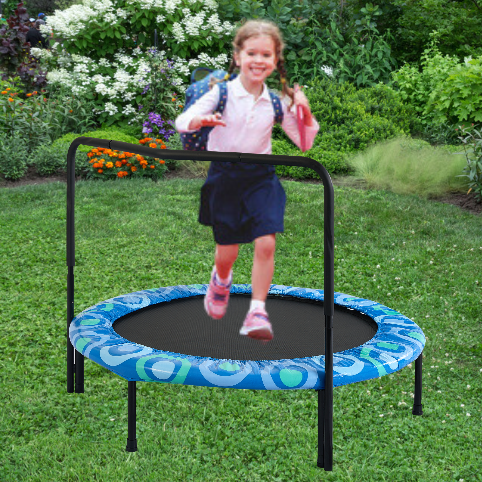 XTP002 Kids Trampoline (Ages 3-7)-American Furniture Outlet