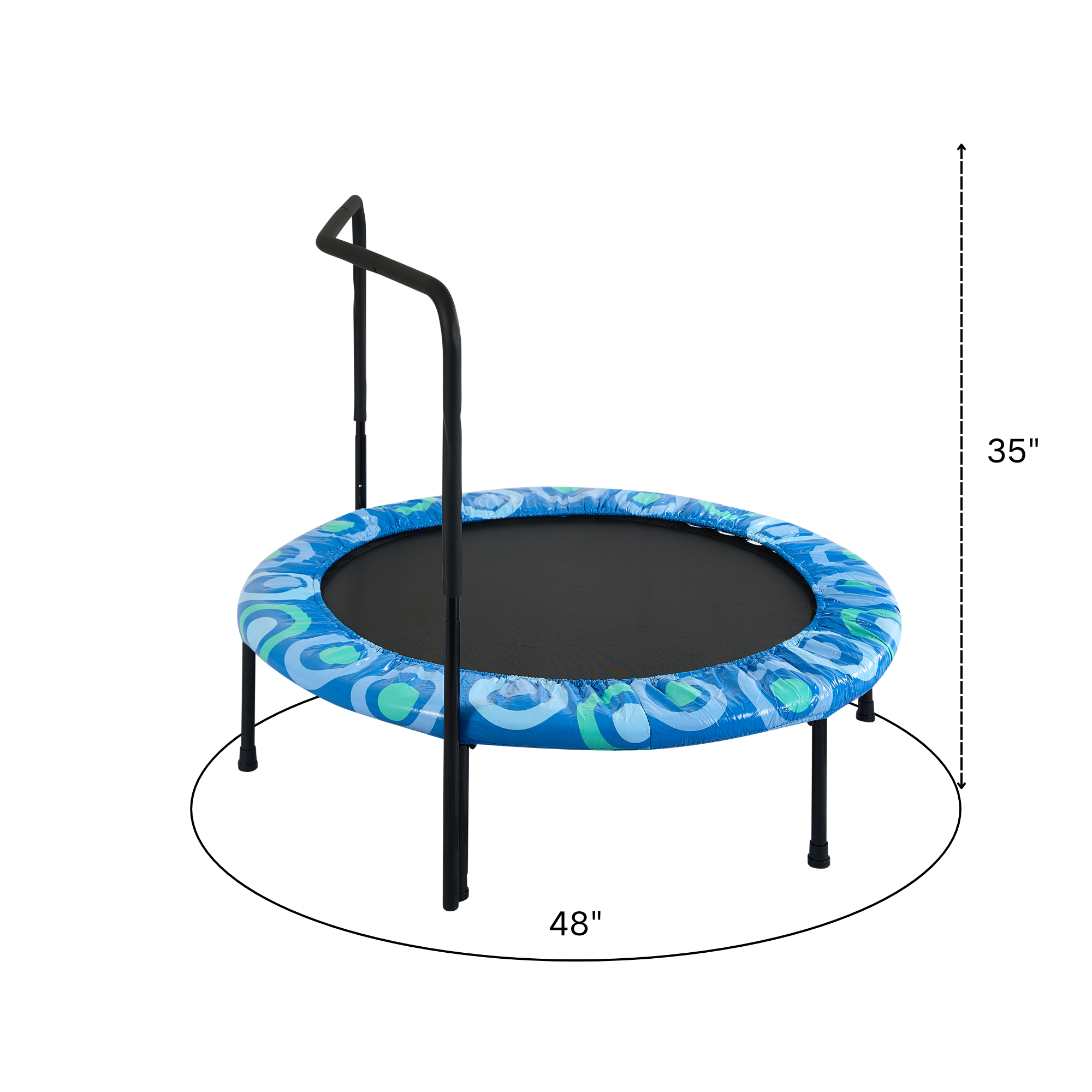 XTP002 Kids Trampoline (Ages 3-7)-American Furniture Outlet