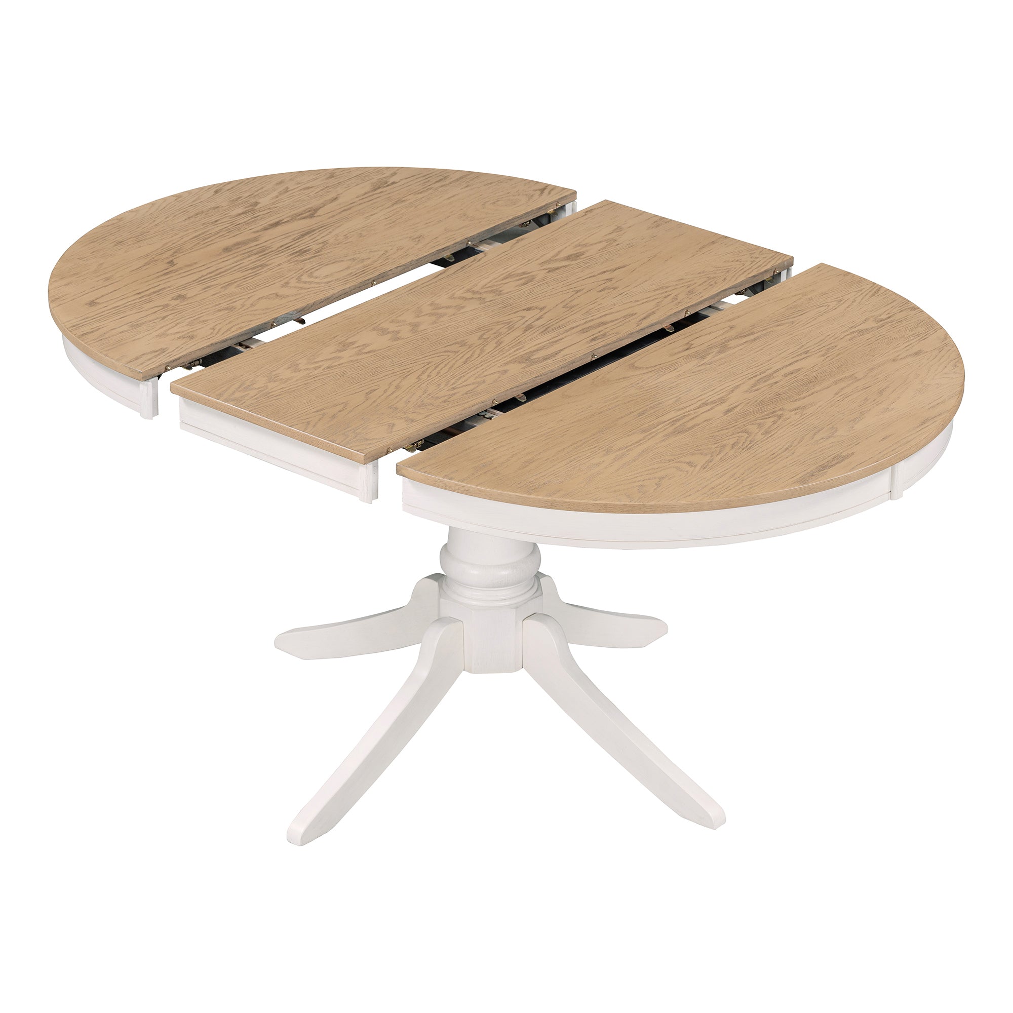 5-Pc Retro Dining Set - Off White