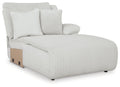 Top Tier - Raf Press Back Power Chaise - Alloy