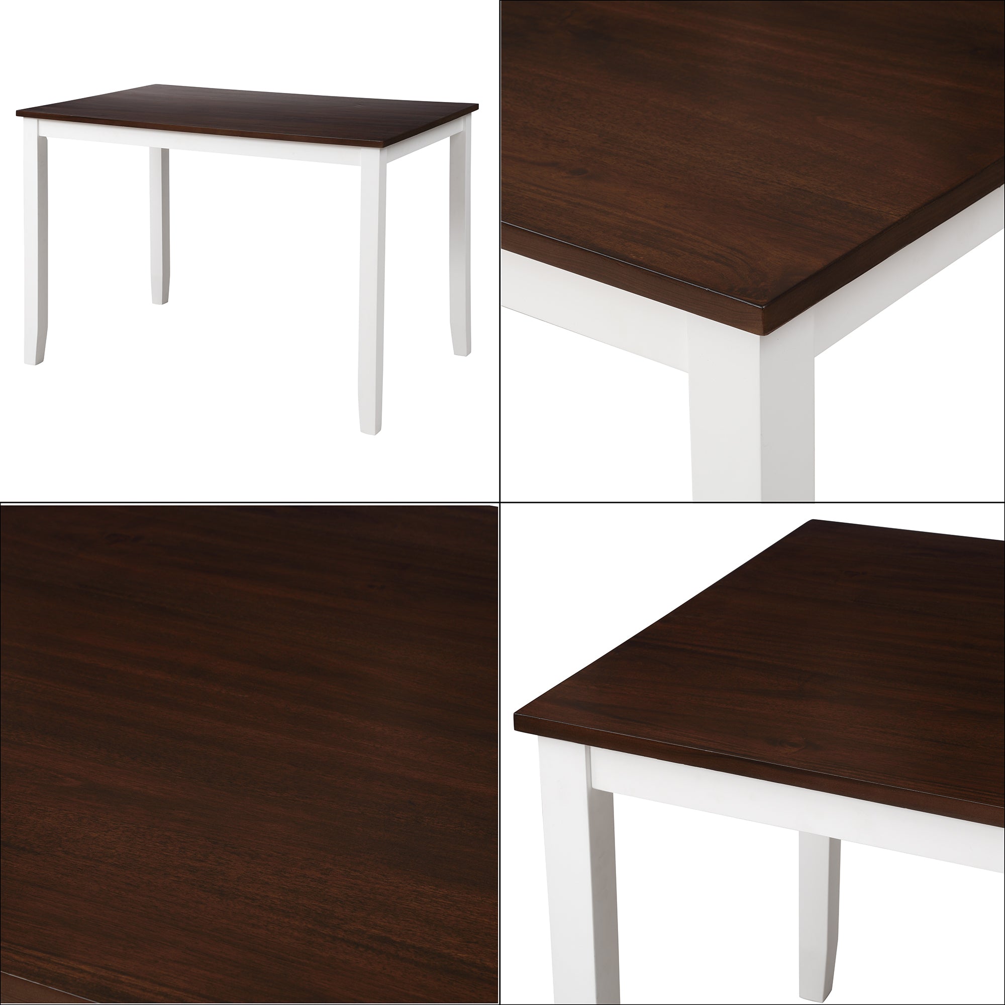 5-Piece Dining Set - Kitchen Table & Chairs