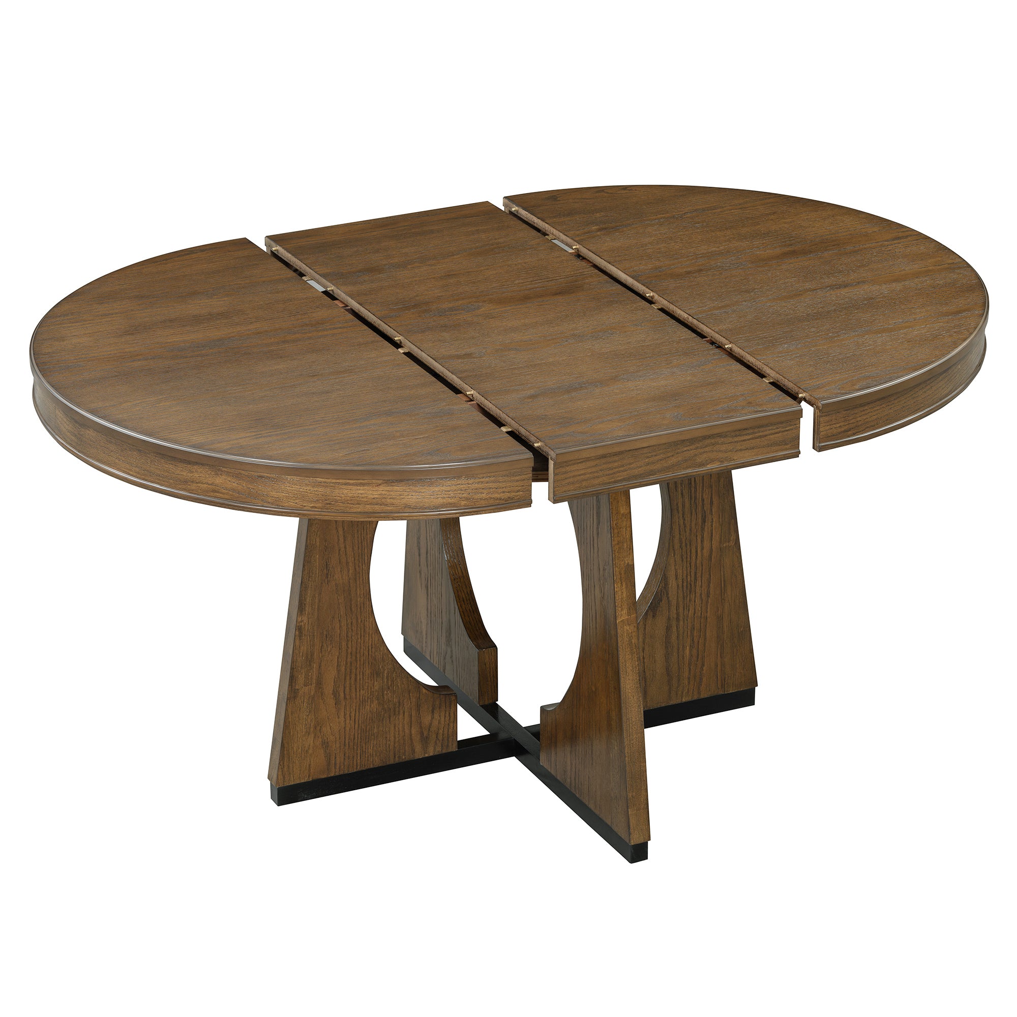 5-Pc Retro Rustic Dining Set (Walnut)