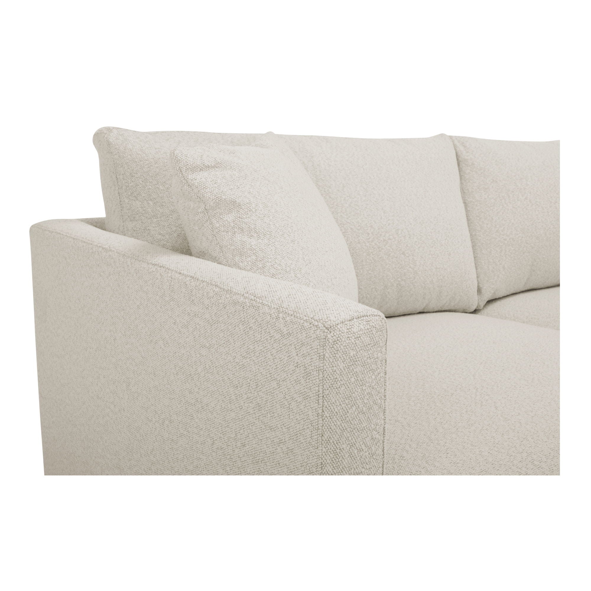 Bryn - Sectional Right - Oyster-Stationary Sectionals-American Furniture Outlet
