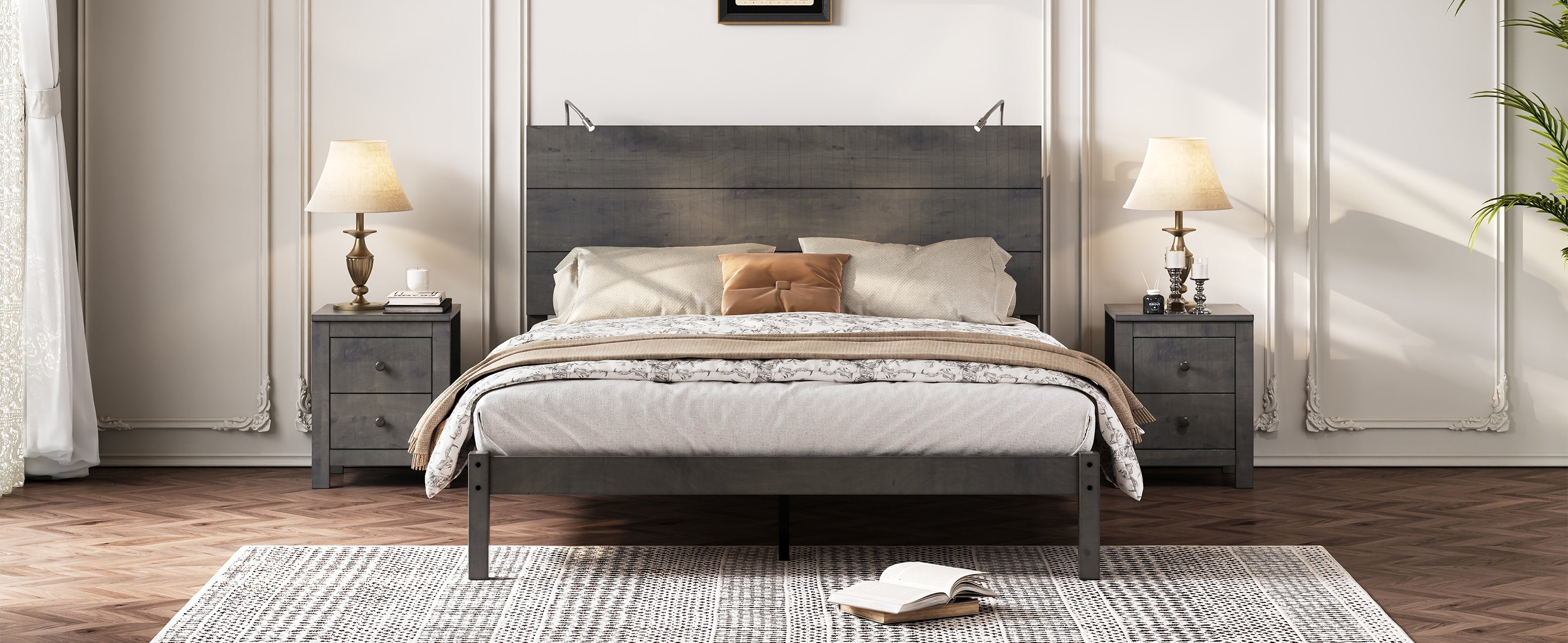 Farmhouse 3-Piece Bedroom Set, Queen