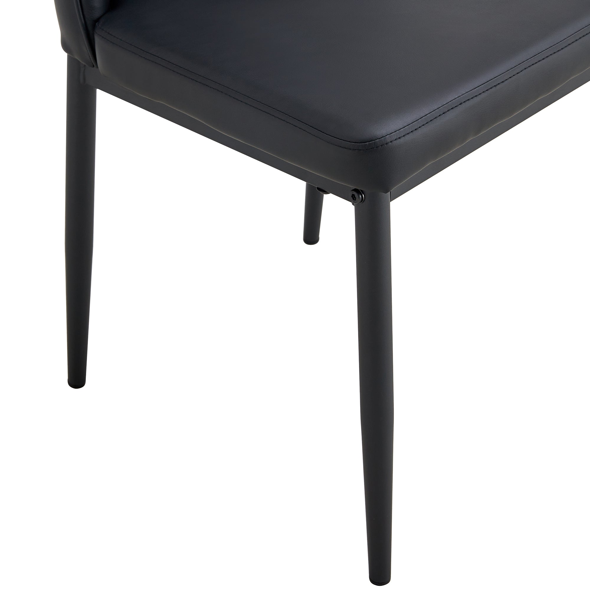 Faux Marble Dining Table Set w/ 6 Chairs