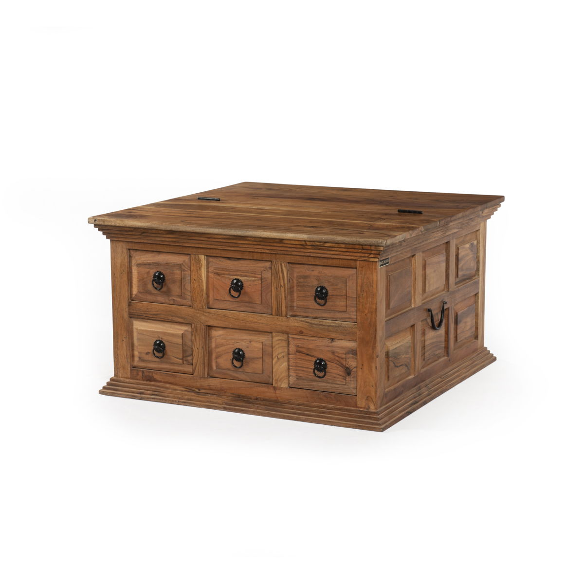 Solid Wood Coffee Table, Solid Wood Trunk Coffee Table