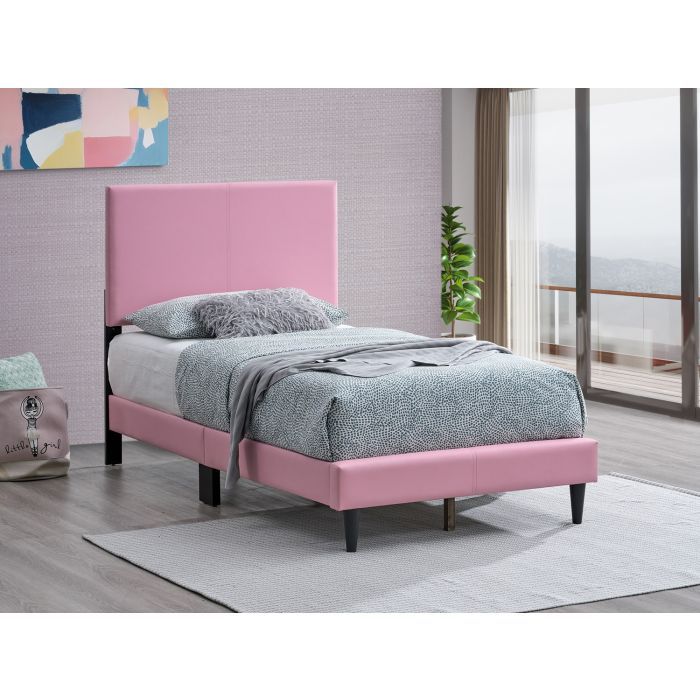 Baron Pink Twin Bed - Mattress Not Included