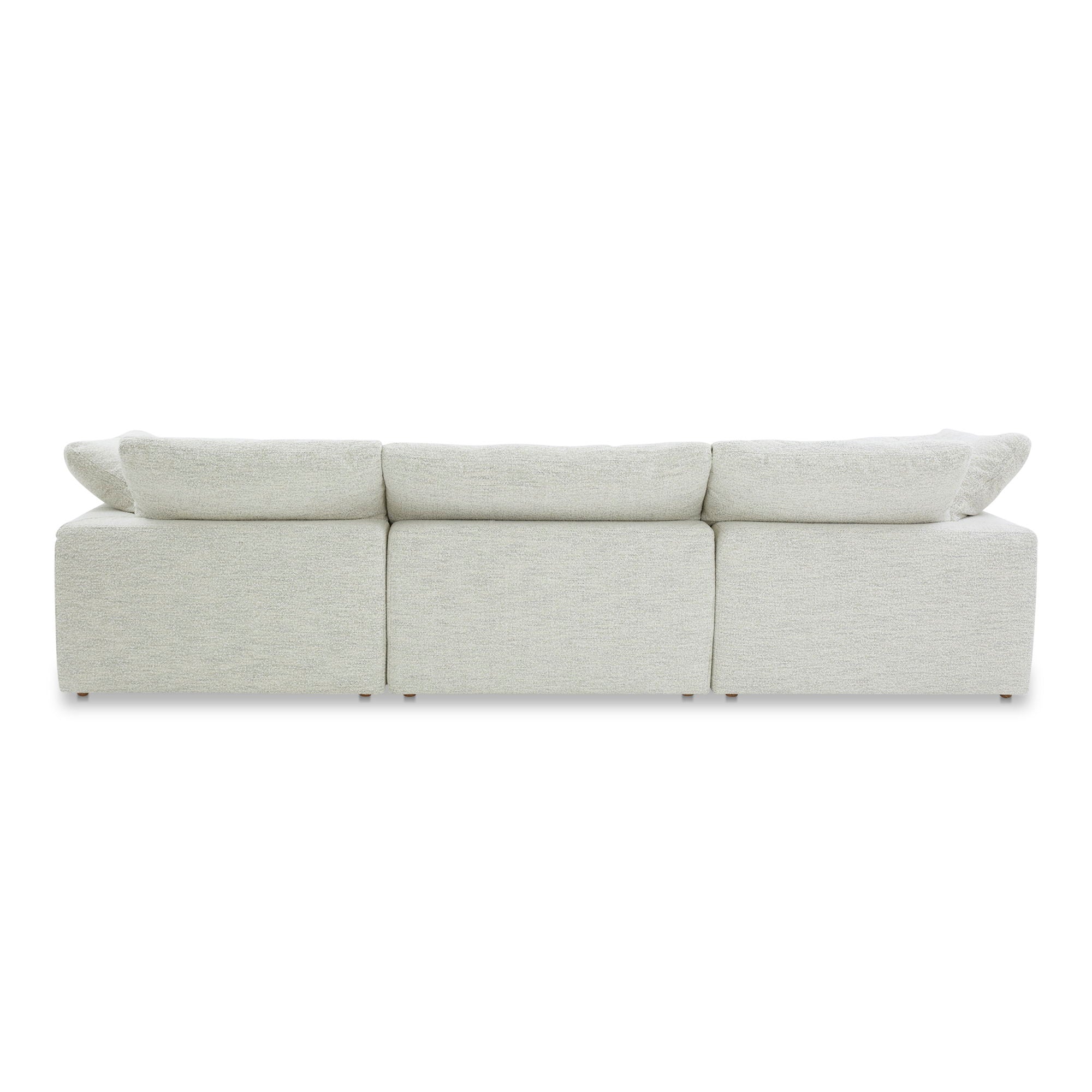 Clay - Modular Sofa Performance Fabric - Sand-Stationary Sectionals-American Furniture Outlet