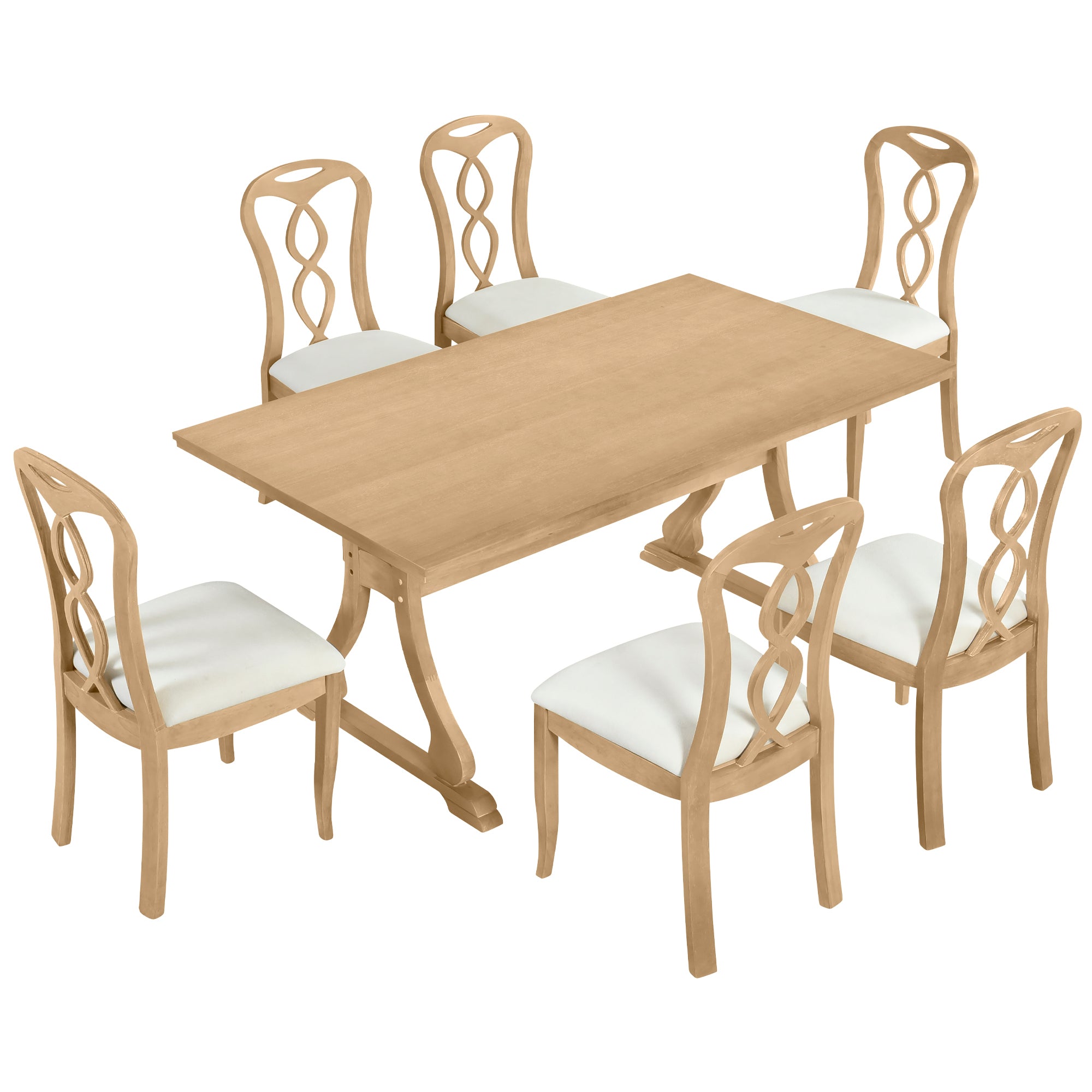 Retro 7-Piece Dining Set