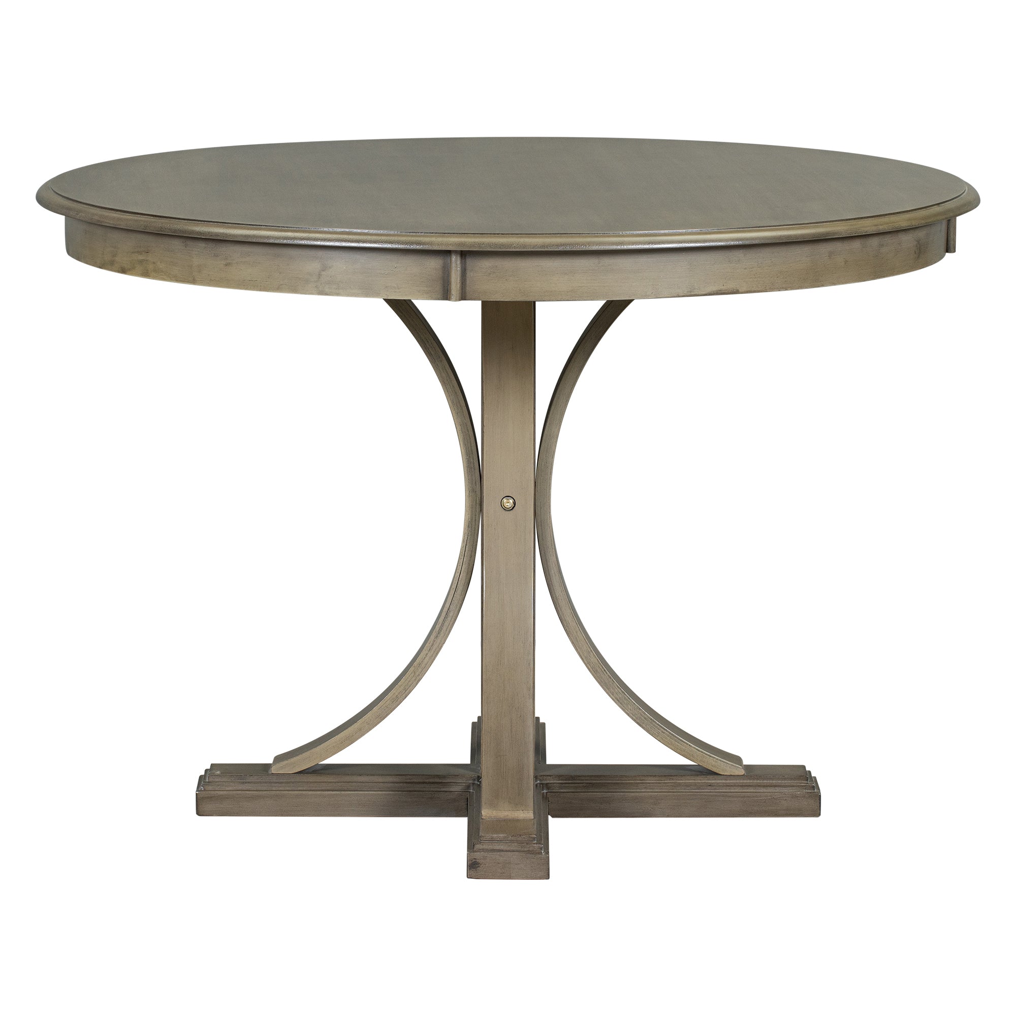 5-Pc Retro Round Dining Table Set (Taupe)