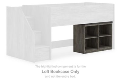 Frandern - Gray - Loft Bookcase