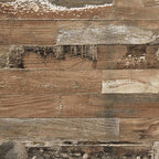 Whitewashed wood plank surface with varied grain and knots, material closeup