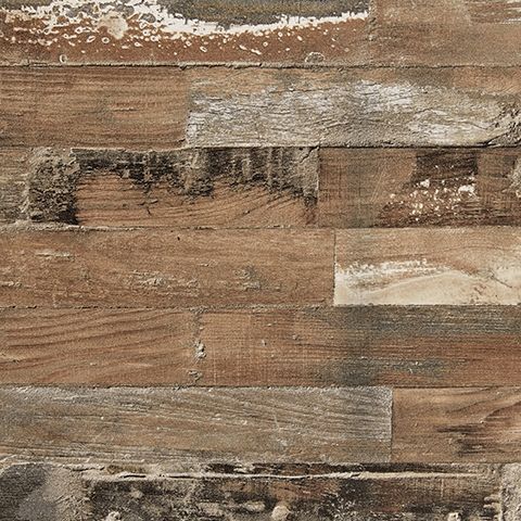 Whitewashed wood plank surface with varied grain and knots, material closeup