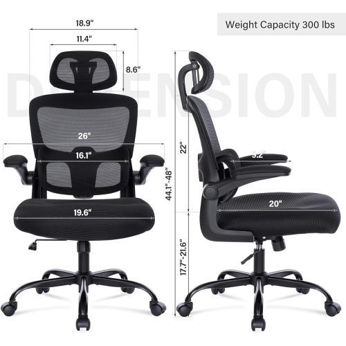 Ergonomic Mesh Office Chair w/ 3D Lumbar Support