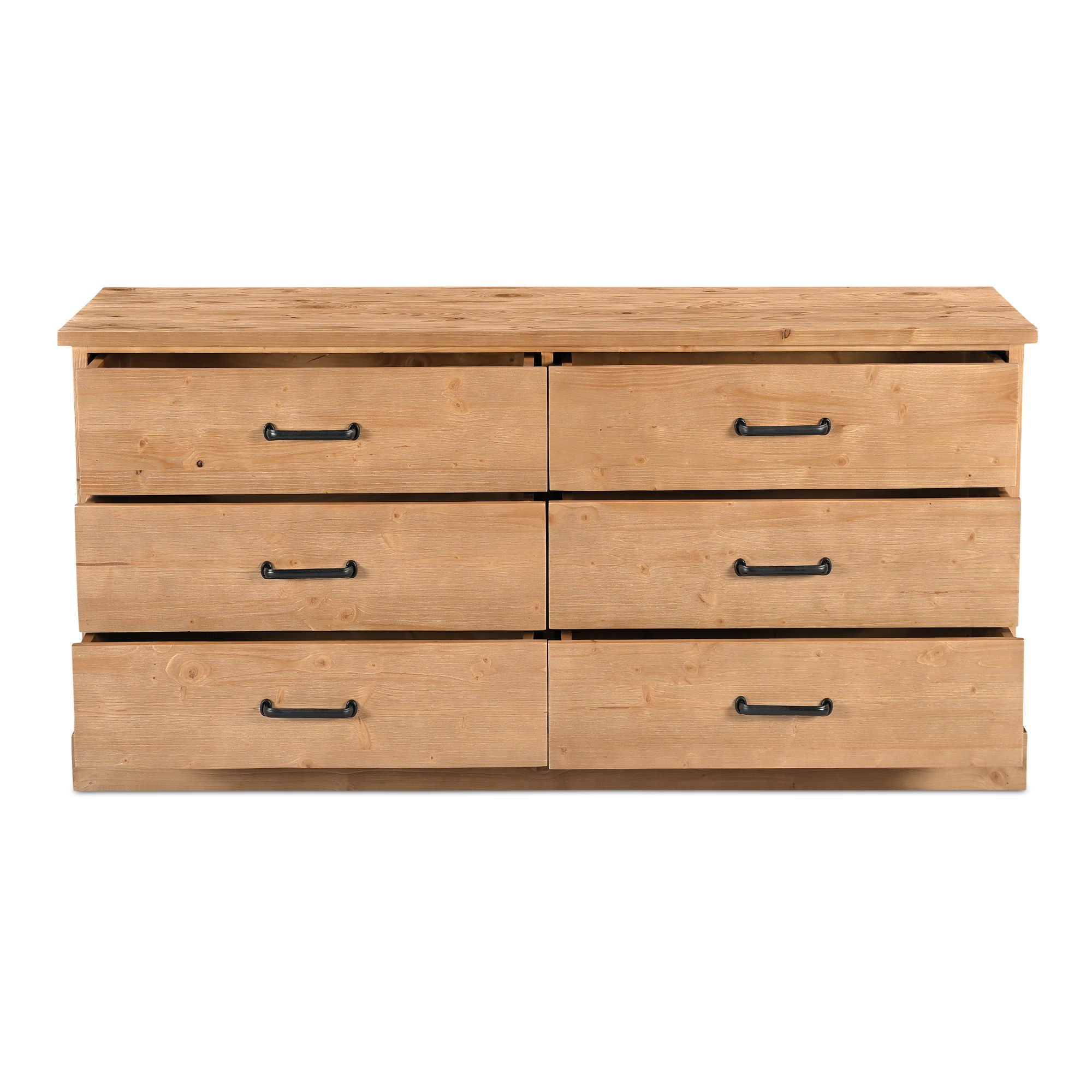 Tade - 6 Drawer Dresser - Honey