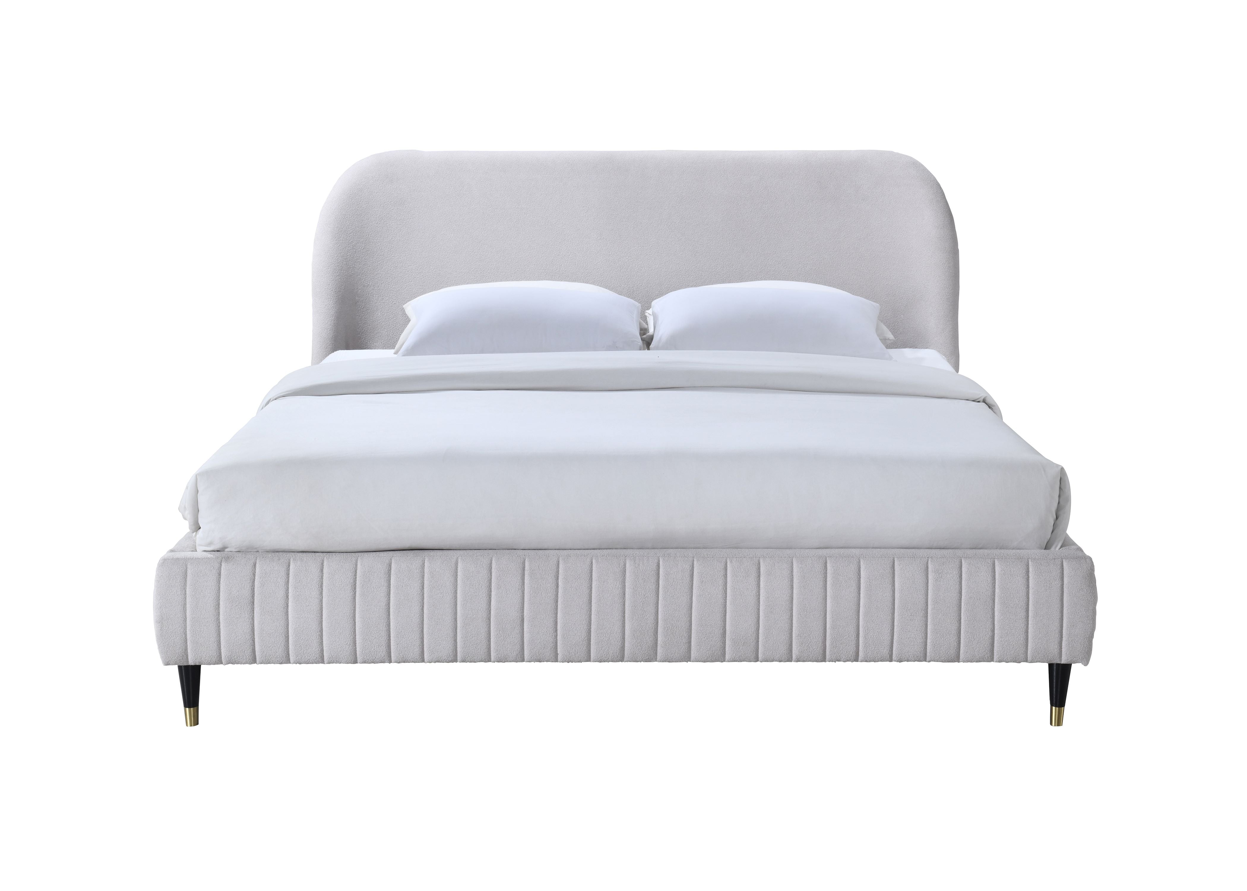 Luxurious Queen Upholstered Bed - Elegant Comfort & Modern Style for Your Bedroom