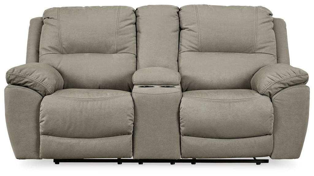 Next-Gen Gaucho - DBL REC PWR Loveseat w/Console - Putty