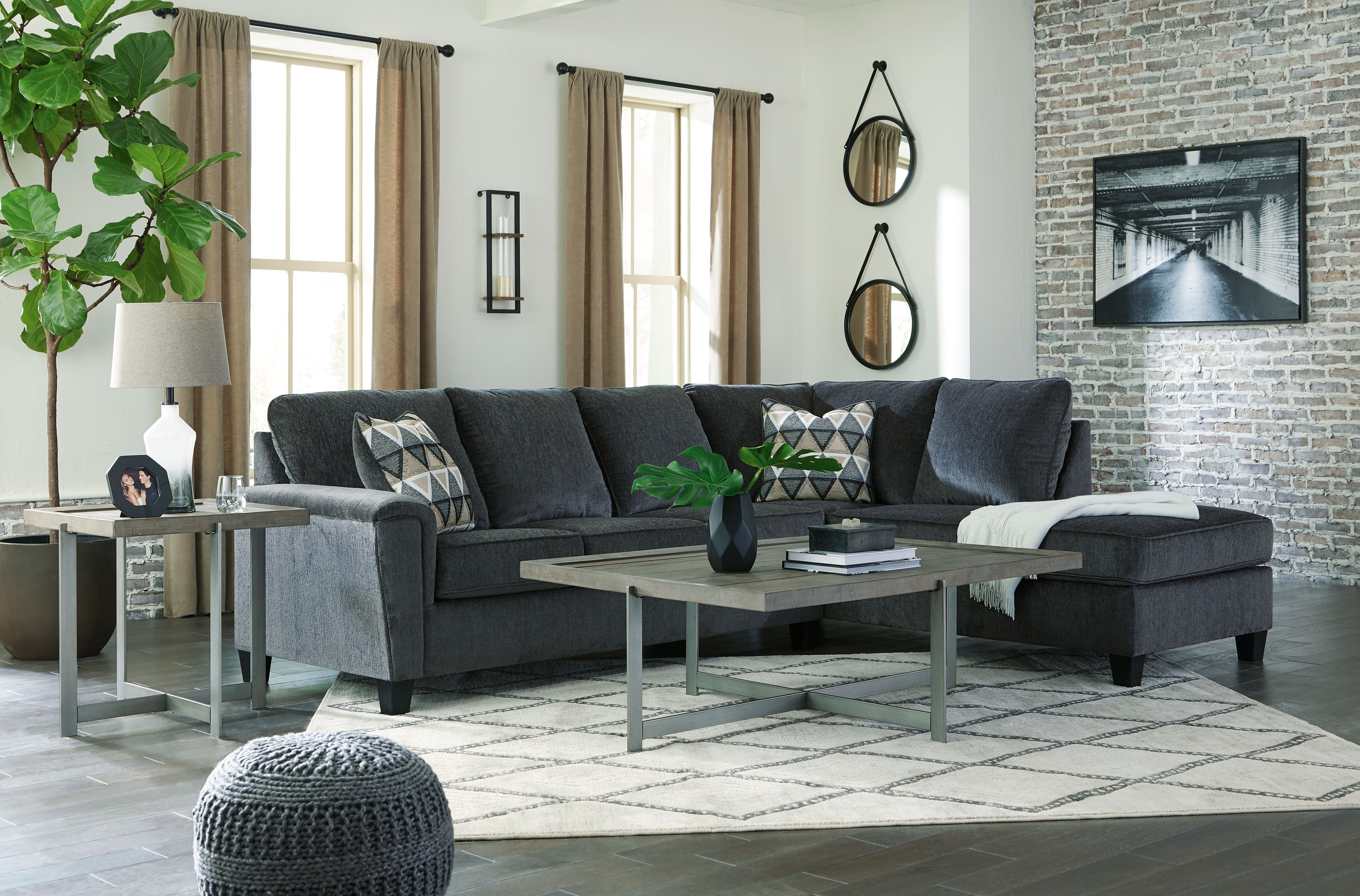 Abinger Sleeper Sectional w/ Chaise-Sleeper Sectionals-American Furniture Outlet