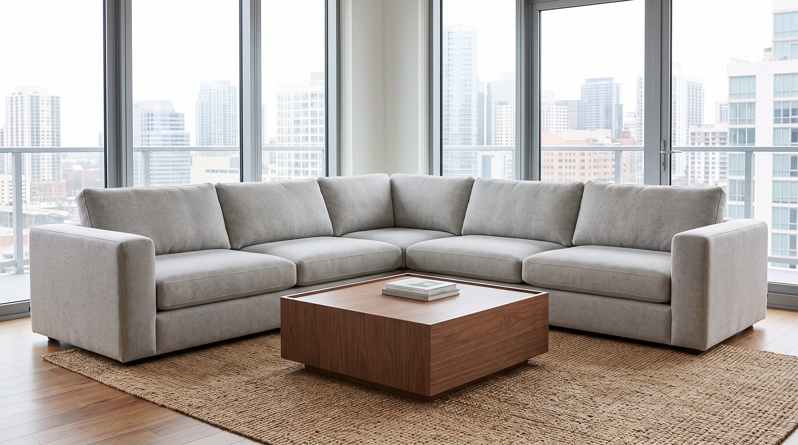 A finished living room furnished with pieces from afo.furniture