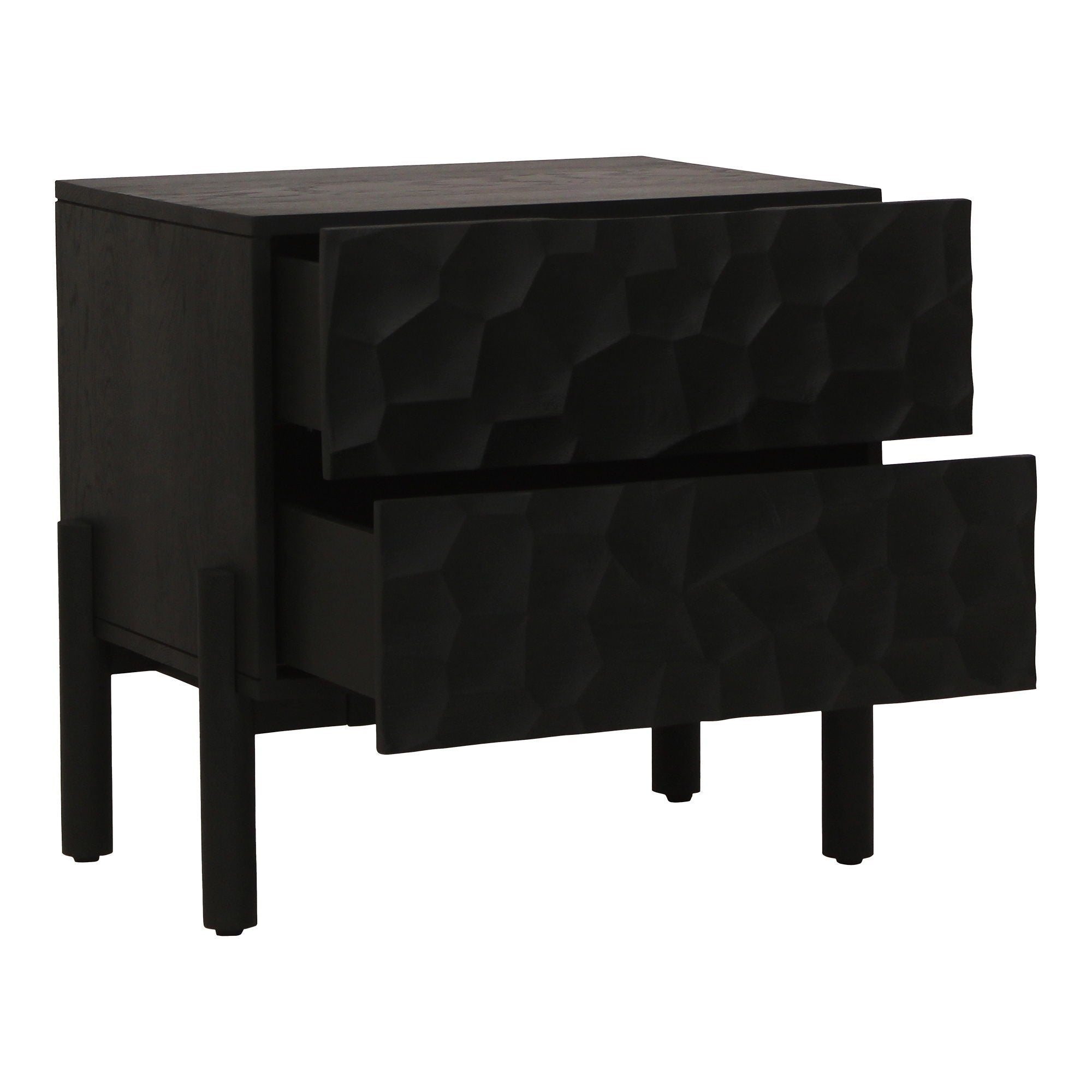 Misaki - Nightstand - Black