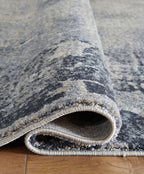 Langrich - 5' x 7' Rug - Blue / Gray / Cream