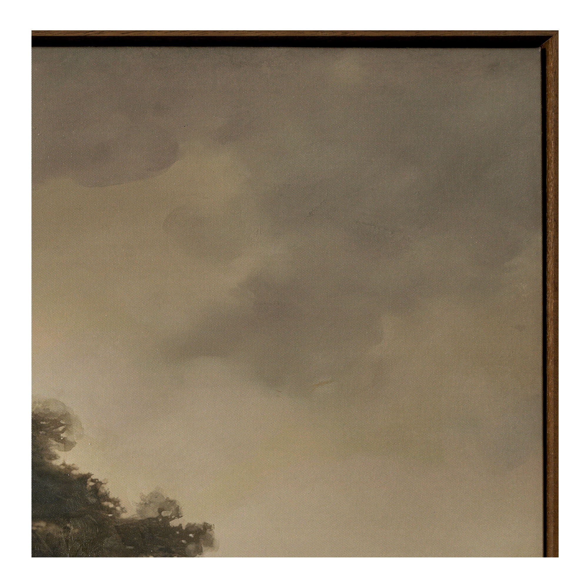 Reverie - Framed Painting - Light Brown