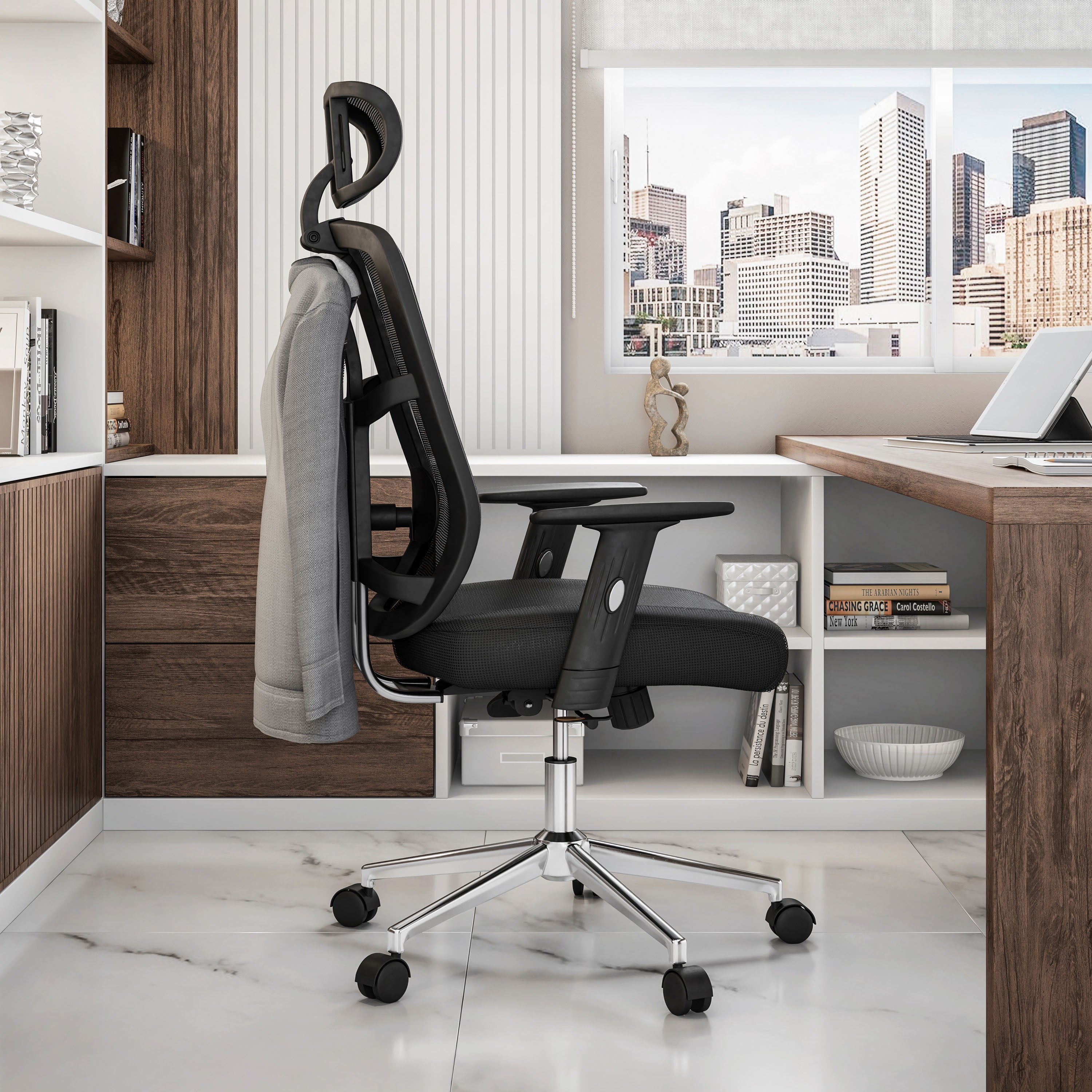 High Back Mesh Office Chair w/ Lumbar Support