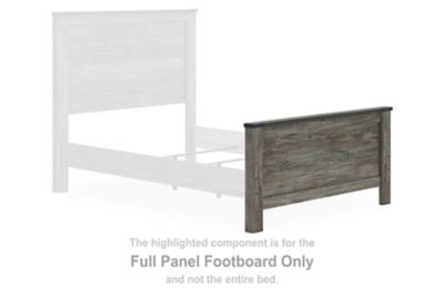 Frandern - Gray - Full Panel Footboard