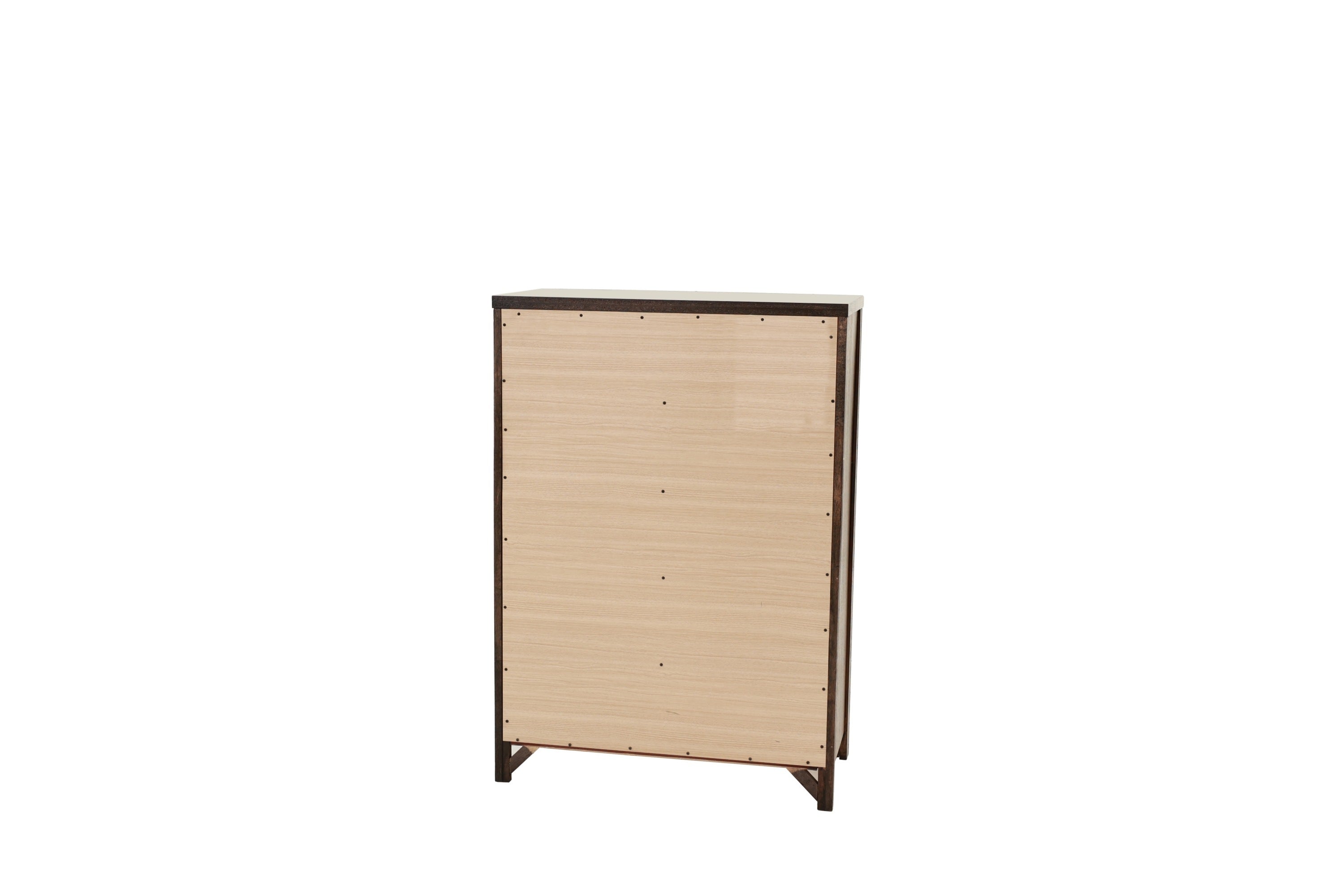 Oak Finish Chest of Drawers | 5 Drawers