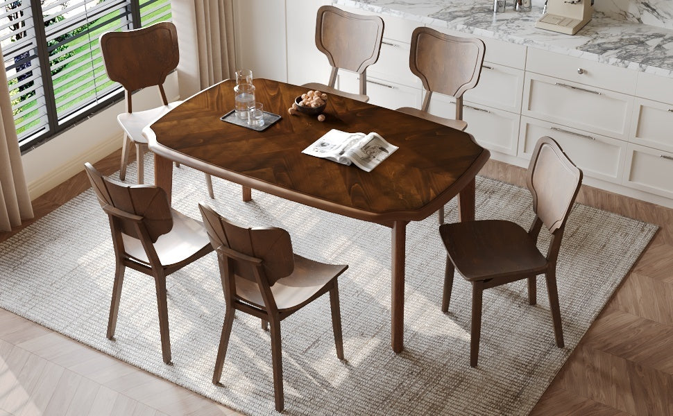 Vintage 7-Pc Dining Set, Espresso
