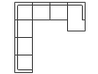 7-Piece Right Arm Facing Corner Chaise Sectional