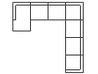 7-Piece Left Arm Facing Corner Chaise Sectional