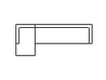 2 Pc. Left Arm Facing Corner Chaise Sectional