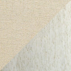 Close-up of beige speckled ceramic texture and seam on lamp shade