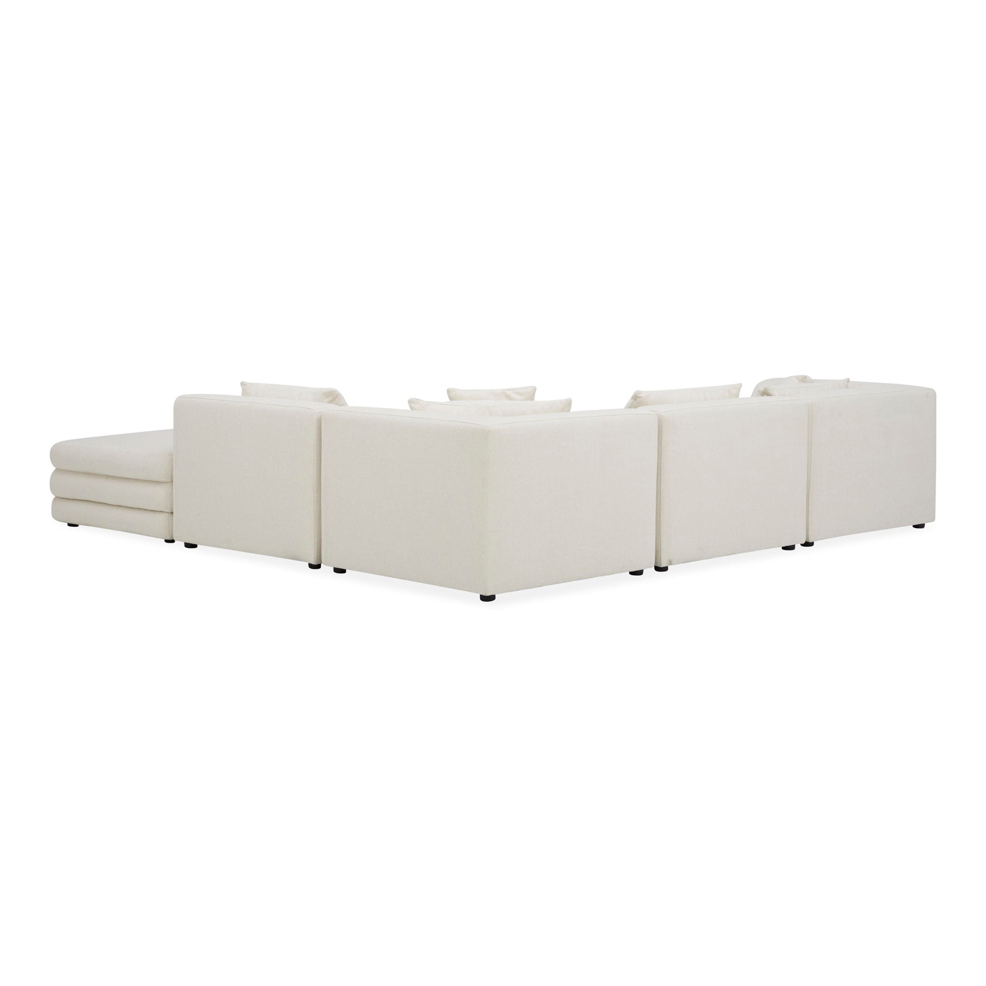 Lowtide - Dream Modular Configuration - Warm White-Stationary Sectionals-American Furniture Outlet