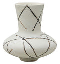 Brockford - Vase - Cream / Black / Brown