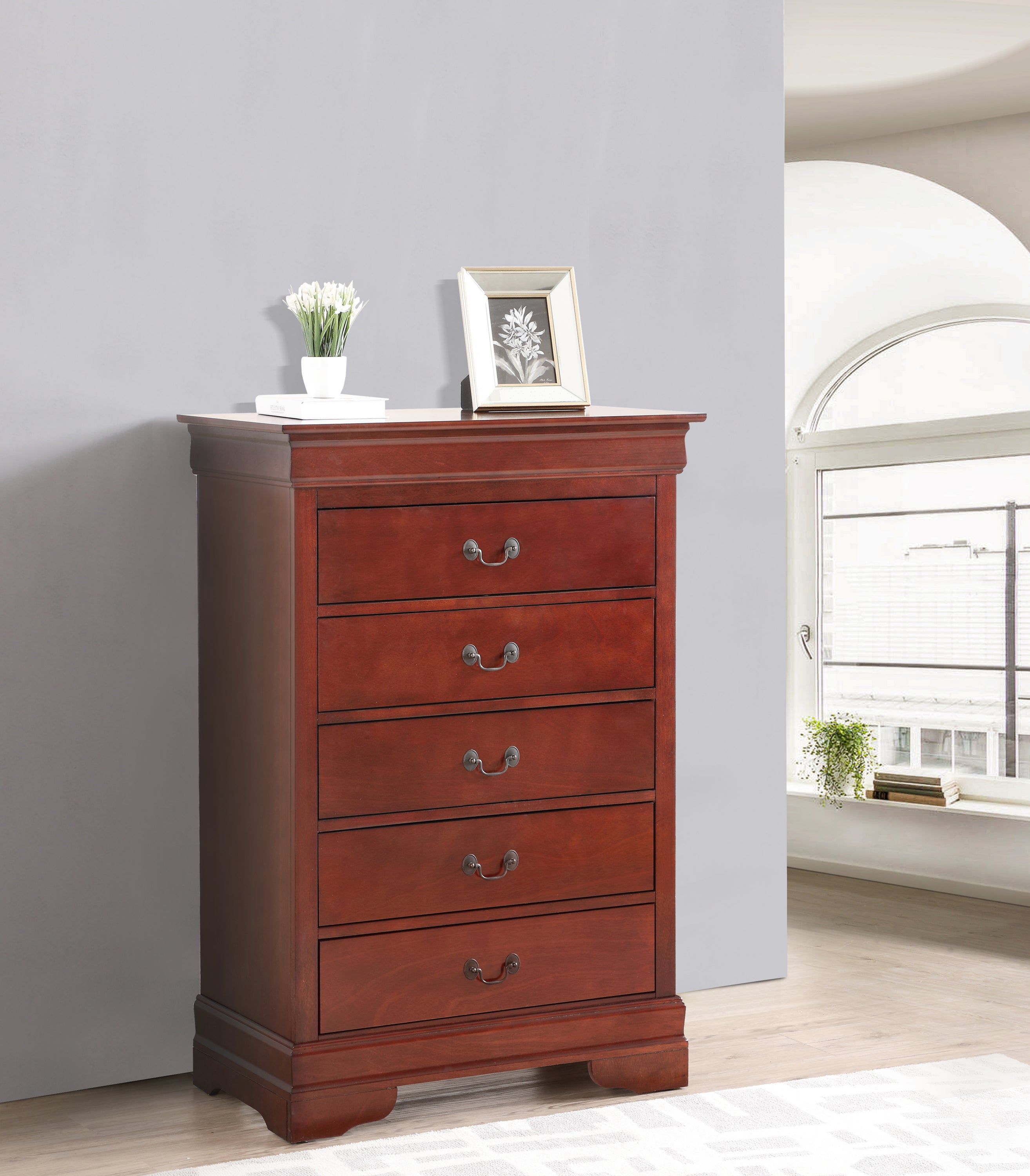Cherry Louis Phillipe Chest G3100-CH