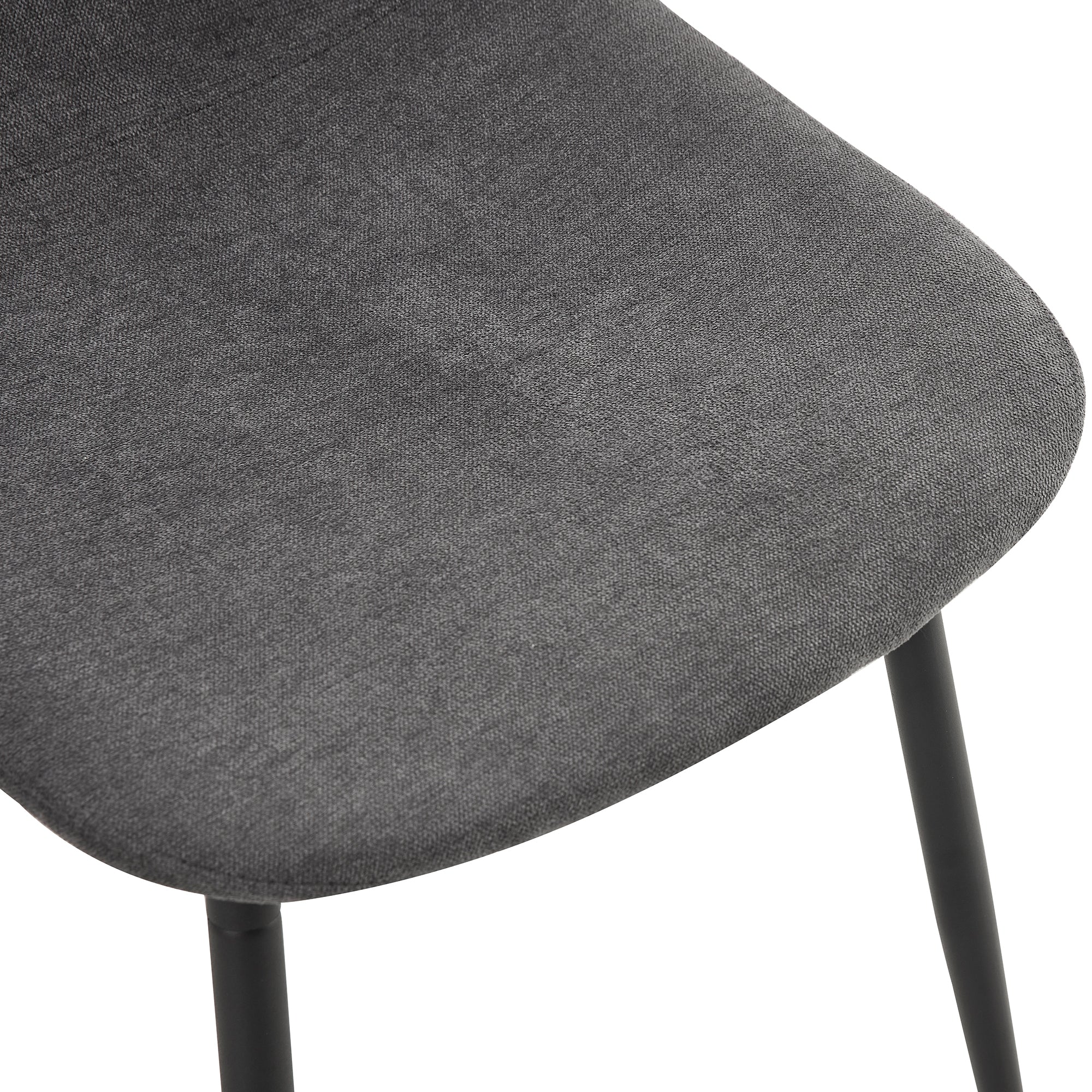 Modern Circular Dining Table Set with 6 Chairs