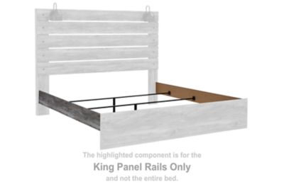 Baystorm - Gray - King Panel Rails