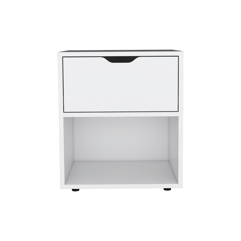 Altheimer White Nightstand - Modern Bedroom Furniture