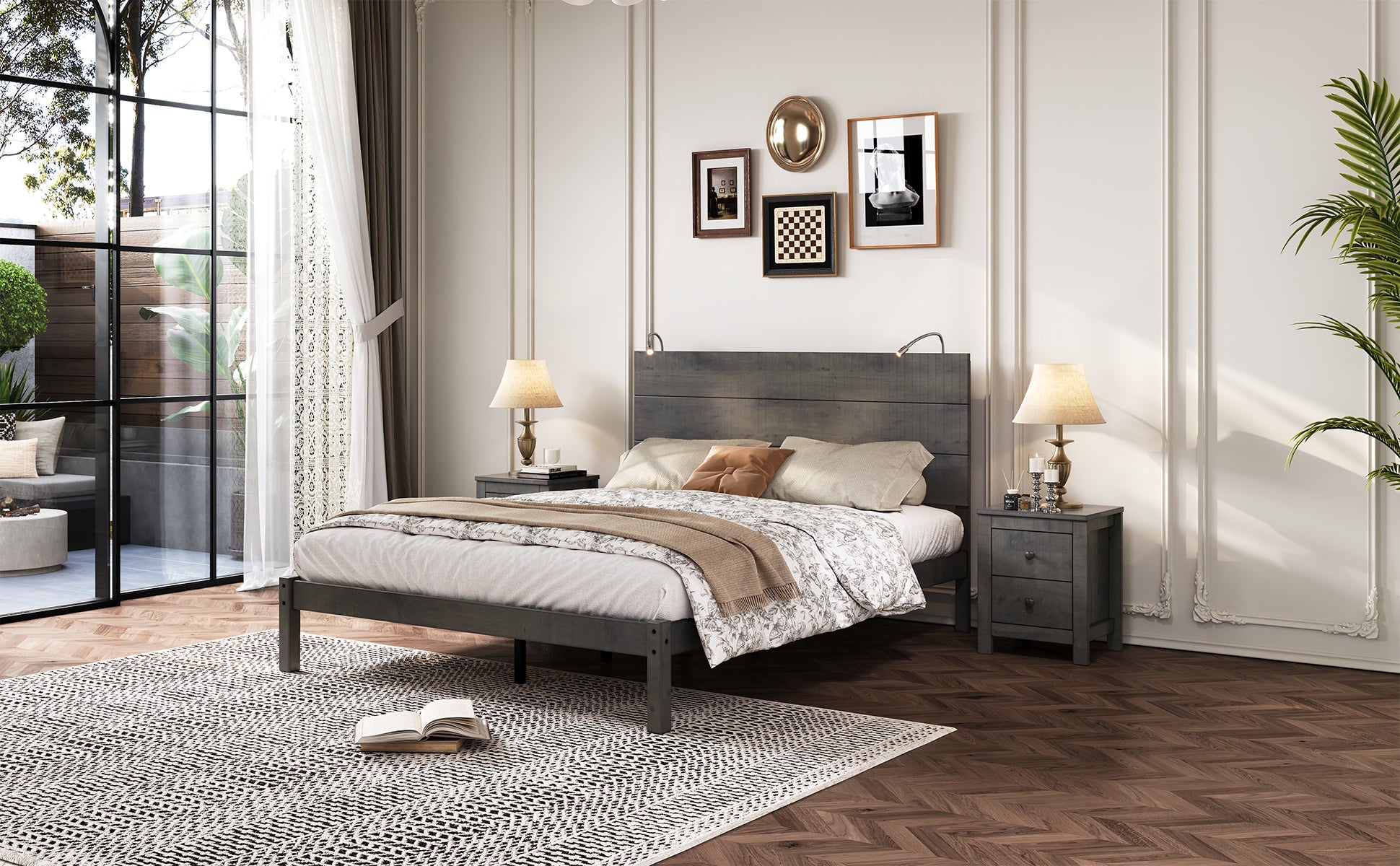 Farmhouse 3-Piece Bedroom Set, Queen