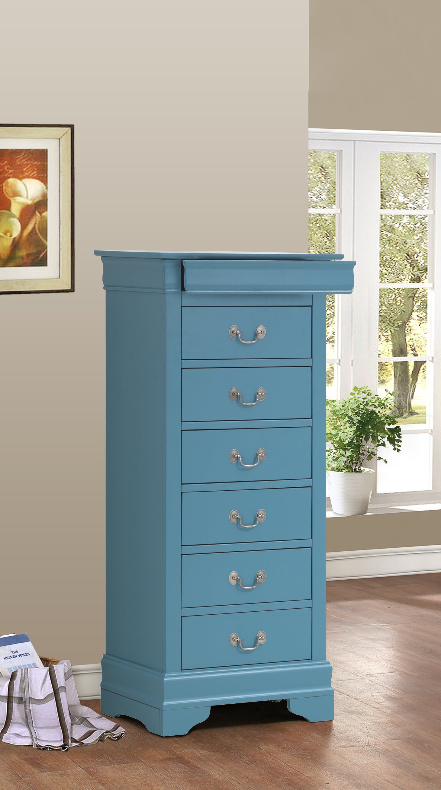 Timeless Teal Lingerie Storage Chest