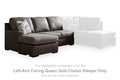 Baltic-Park - LAF Queen Sofa Chaise Sleeper - Fossil