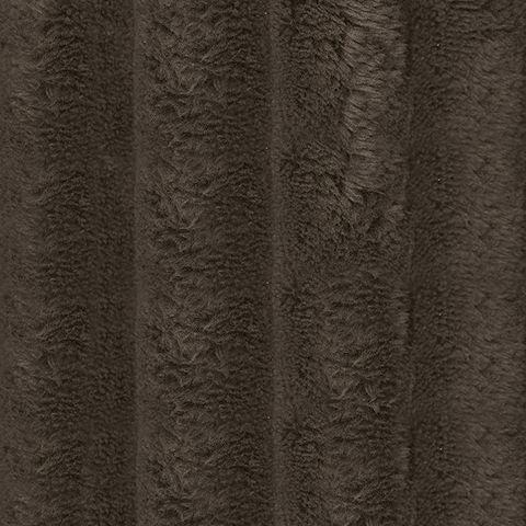Brown striped upholstery fabric swatch for sectional sofa